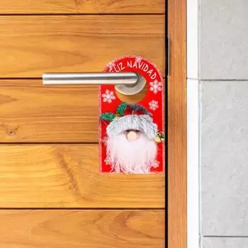 3 шт. рождественские подвесные украшения для дверных ручек милые Санта-Клаус снеговик лось фетровые украшения D