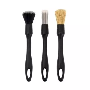 3pcs Cleaning Brush Car Air Conditioning Vent Clean Crevice Sweep Dust Duster Car Interior with Brush Car Wash Tool Set