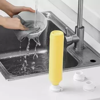 3Pcs Condiments Bottle Emptying Caps Shampoo Upside Down Bottle Caps For Shower Gel Bottles Bottle Emptying For Lotions Shampoos чёрный