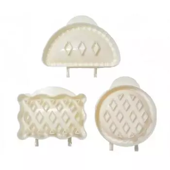 3pcs Creative Baking Mold Classic Bread Mold DIY Handmade Hand Pie Molds Cake 3 Pcs