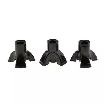 3Pcs Crutch Ferrules Rubber End Tips Feet Trekking Pole Bottom 19mm