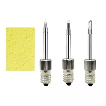 3Pcs E10 Interface Soldering Iron Tips Welding Tips USB Soldering Tip Set Welding Head Soldering Tools Branding Iron