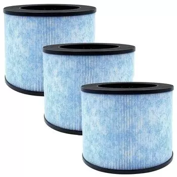 3Pcs F100 H13 Premium True HEPA Replacement Filter Compatible for Instant AP100 Air Purifier, H13 Grade HEPA Filter F100 CHINA