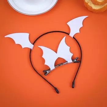 3PCS Fashion Halloween Headbands Pumpkin Devil Hair Clips Girls Festival Party Cosplay Hairband Kids Children Hair Accessories