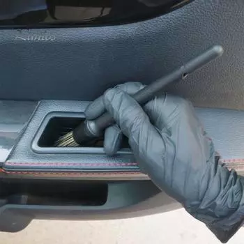 3Pcs Flexible Non-shedding Long Handle Auto Detail Brush Time-Saving Car Detailing Brush Auto Supply 3pcs