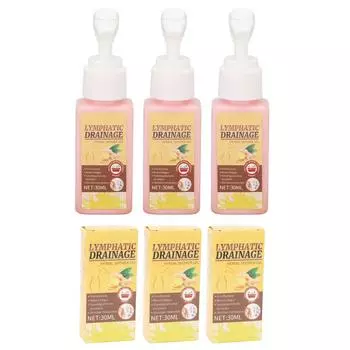 3pcs Ginger Body Slimming Shower Gel Skin Tightening Smoothing Fat Burning Drainage Body Wash