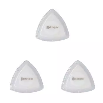 3Pcs Glowing Guitar Picks with LED Light Touch Luminous Bass Plectrum (Pink)