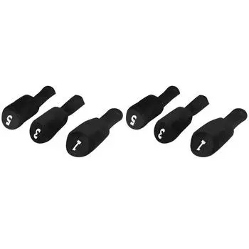 3Pcs Golf Club Head Cover Driver 1 3 5 Fairway Woods Headcovers Golf Accessories