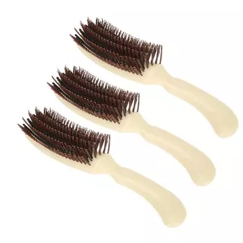 3 шт., парикмахерская расческа для укладки, профессиональная массажная распутывающая расческа, предотвращает статичность вьющихся волос, расческа в виде ребер f