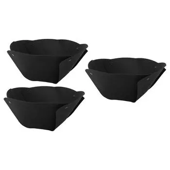 3pcs Half Round Planter Liner Half Circle Flower Pot Liner Insert Wall Basket Liner Replacement for 30.5cm / 12in