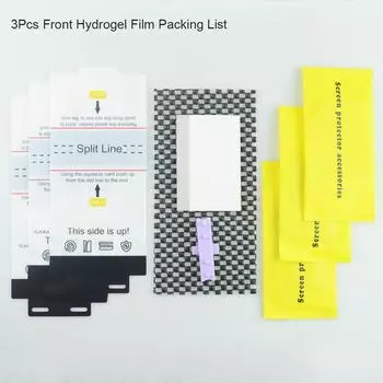 3Pcs HD Soft Front Hydrogel Film For Samsung Galaxy Z Flip 5 4 3 Self Healing Screen Protector Case Friendly+Install Fix Tools For Galaxy Z Flip 4&High Definition