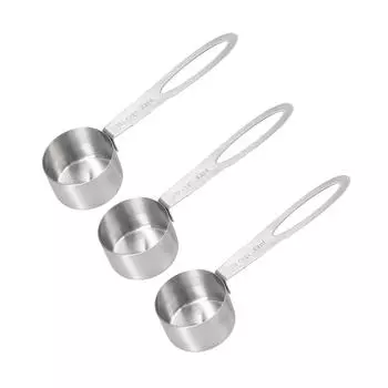 3PCS Measuring Spoon Stainless Steel Stackable Measuring Tablespoon for Accurate Food Measurement