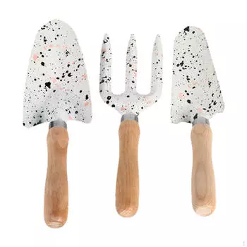 3pcs Mini Garden Tool Rake Anti Rust Transplanting Accessories Tools for Potted
