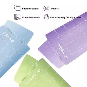 3 шт. новый цветной сменный коврик для резки ПВХ материал нескользящий клей для контурной фотографии плоттер машина защита лезвия фиолетовый