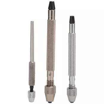 3pcs Professional Pin Vise Hand Drill Set Watch Repair Tool Accessory for Watchmakers