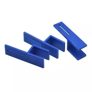 3PCS Quick Positioning Closing Line Card Board Marking Stable Clamping Fixing Clip Practical Lightweight Blue