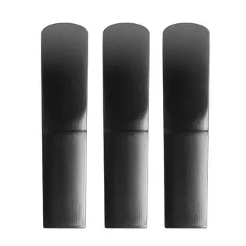 3Pcs Saxophone Reed Strength 1.5/2.0/2.5 Resin Soprano Saxophone Mouthpiece Reed for Saxophone Beginners Students