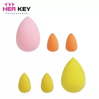 3 шт. /Набор спонж для макияжа Beauty Egg Face Foundation Powder Cream Sponges Cosmetic Puff Powder Puff Makeup Tool Womens CHINA