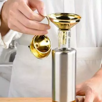 3 шт./комплект из нержавеющей стали, воронка с широким горлом, бытовая мини-воронка для наполнения салата, джема, варенья, воронка с большим отверстием 3pcs