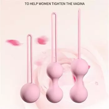 3pcs Silicone Vaginal Balls Sex Toys For Women Vagina Tighten Exercise Chinese Kegel Balls Vibrator Dumbbell Balls Anal balls
