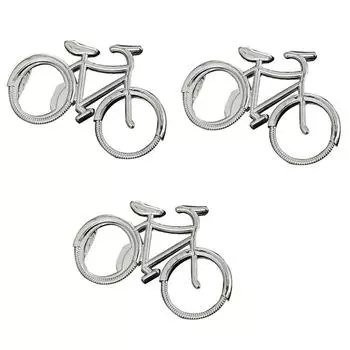 3Pcs Simple Bicycle Bottle Opener Unique Kitchen Bottle Opener Cycling Wine Accessories Party Decor 3Pcs