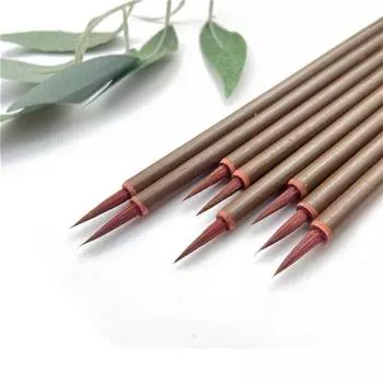 3pcs Slim Detail Paint Brush Soft Hair Drawing Brush Art Tool Hook Line Brush Calligraphy 3pcs