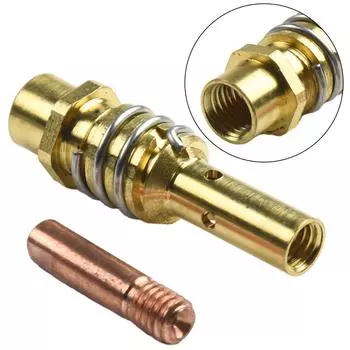 3pcs Welder Nozzle Part Kit Binzel 15AK Torch Welding Accessories Nozzle Contact Tips For MIG Welder