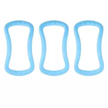3PCS Yoga Massage Training Rings Toning Exercise Fitness Circles for Back and Legs Stretching