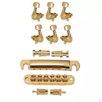 3R 3L String Roller Saddle Bridge Taipiece для деталей электрогитары