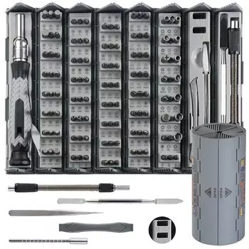 3R Precision Screwdriver 120 94 6 Precision Cell Switch Set, Магнит, Многофункциональный, Биты, Типы, Инструменты, Магнит, Машины, Ремонт, Техническое обслуживание, серый