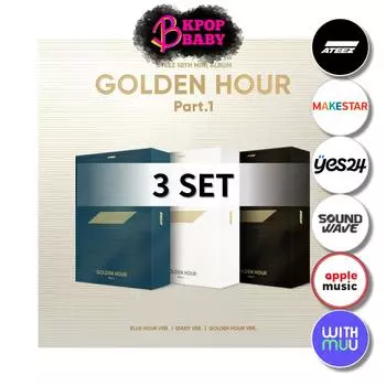 (3SET / ПОБ) ATEEZ [ЗОЛОТОЙ ЧАС : Часть.1] 10-й мини-альбом