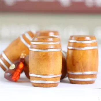 3шт 1/12 кукольный домик миниатюрная бочка ремесла сценарий модель декор