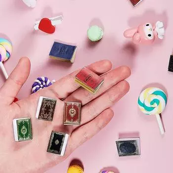 3шт 1:12 масштабных миниатюр кукольный домик европейский классический мини флип-книги блокнот ролевые игры украшения аксессуары