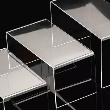 3шт акриловые прилавки для окон, шляпы, обувь, очки, витрина, стойка для шкафа, полка прозрачный