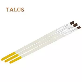 3шт акриловый маникюрный салон ручка советы УФ-гель Builder живопись дизайн набор кистей маникюрный инструмент