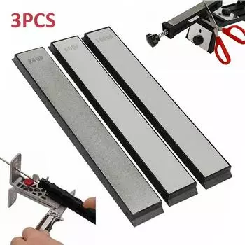 3шт алмазный точильный камень, точилка для заточки лезвий, инструмент для заточки точильный камень