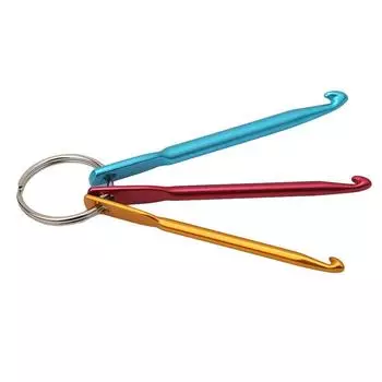3шт алюминиевые крючки иглы для вязания One Size