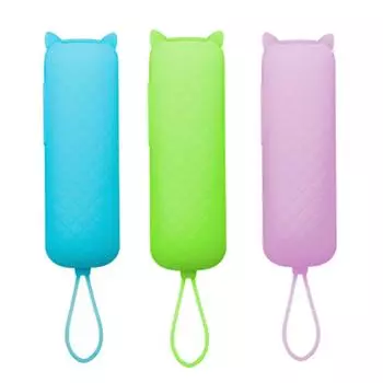 3шт. Чехол для дистанционного управления с дизайном кошачьих ушей, совместимый с силиконовым чехлом