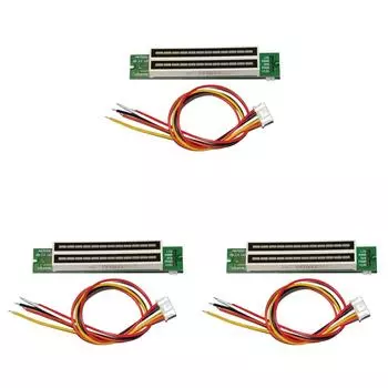 3шт двухканальный 12 бит аудио музыкальный индикатор уровня VU 7-12 В(Готовый Pro