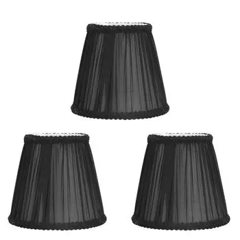 3шт E14 ClipOn тканевый абажур современный тканевый абажур настольный светильник чехол для свечи