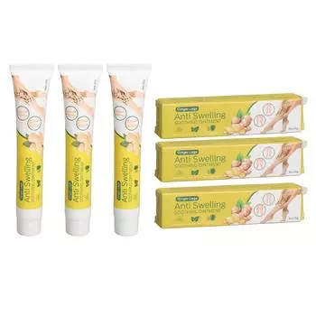 3шт имбирный крем для снятия боли безопасный расслабляющий крем для снятия отечности ног для ежедневного ухода
