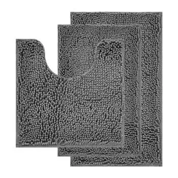 3шт/комплект впитывающий коврик для двери ванной комнаты супер впитывающий коврик для ванной нескользящий коврик для ног впитывающий коврик декоративные товары для дома зелёный