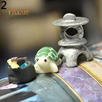 3шт кукольный домик бонсай ремесло микро пейзаж DIY цветочный горшок миниатюрный сад балкон завод декор набор 8