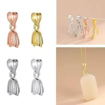 3шт кулон застежка ожерелья застежка серебряный браслет крючки части ожерелья