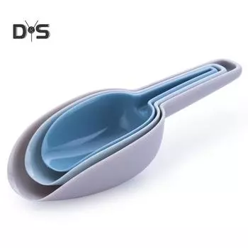 3шт мерная ложка кухонная еда кофе в зернах мука хлопья ложка для попкорна лопатка