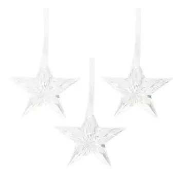 3шт/набор DIY рождественские прозрачные снежинки акриловые елочные украшения Новый год 1