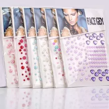 3шт наклейки акриловые наклейки для лица детские наклейки персиковое сердце своими руками 14mm * 10mm розовый