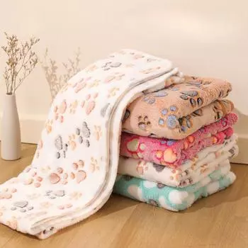 3шт одеяло для домашних животных Sleep Теплый кошачий собачий гнездо Pad Love Pet Blanket S розовый