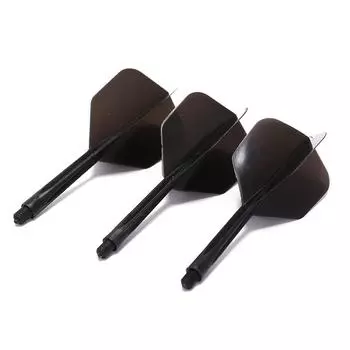 3шт пластиковые профессиональные дротики 2Ba винт мягкий прочный хвост для дартс чёрный