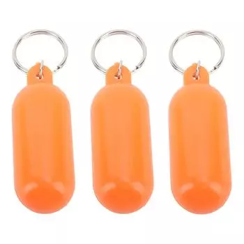 3шт плавающий брелок из нержавеющей стали ABS водонепроницаемый держатель для ключей лодочный брелок для рыбалки